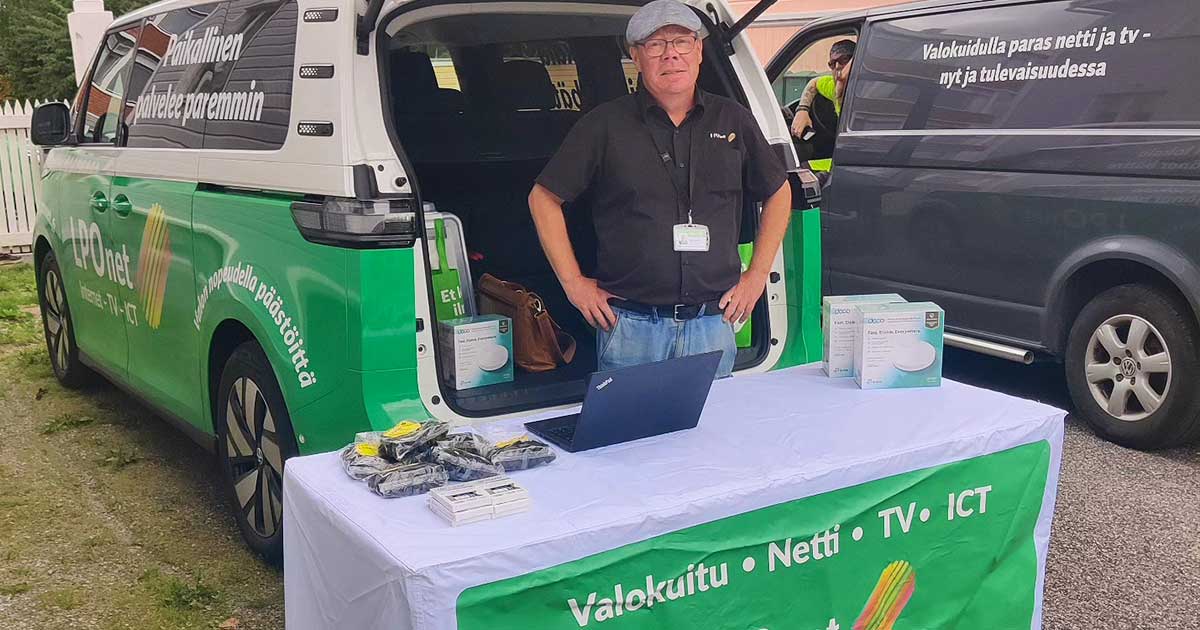 LPOnet på Vessö sommartorg.